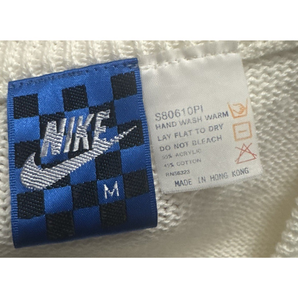 Vintage Nike John McEnroe Agassi Checkerboard Tech Mac Attack Tennis Vest Mens M - Picture 7 of 7